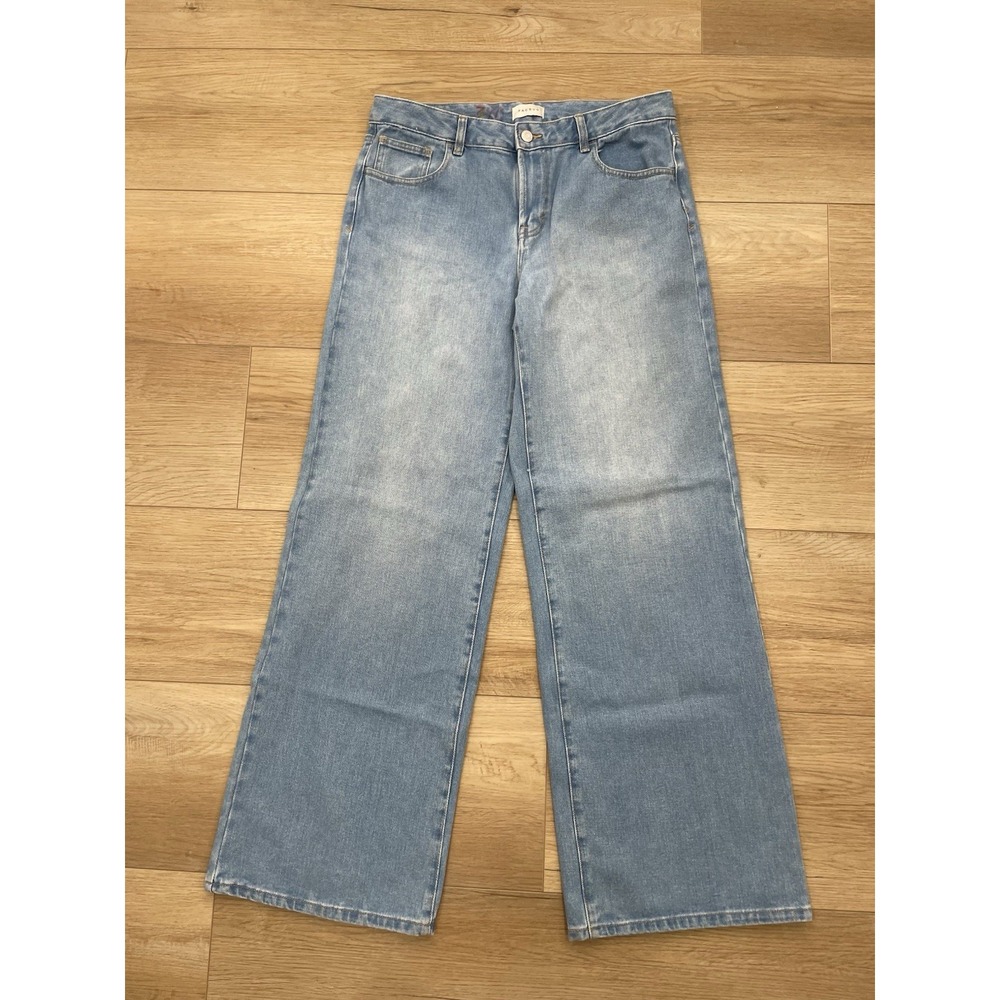 NWT PacSun Casey Low Rise Baggy Jeans Size 29 R Wide Leg Light Wash 100% Cotton